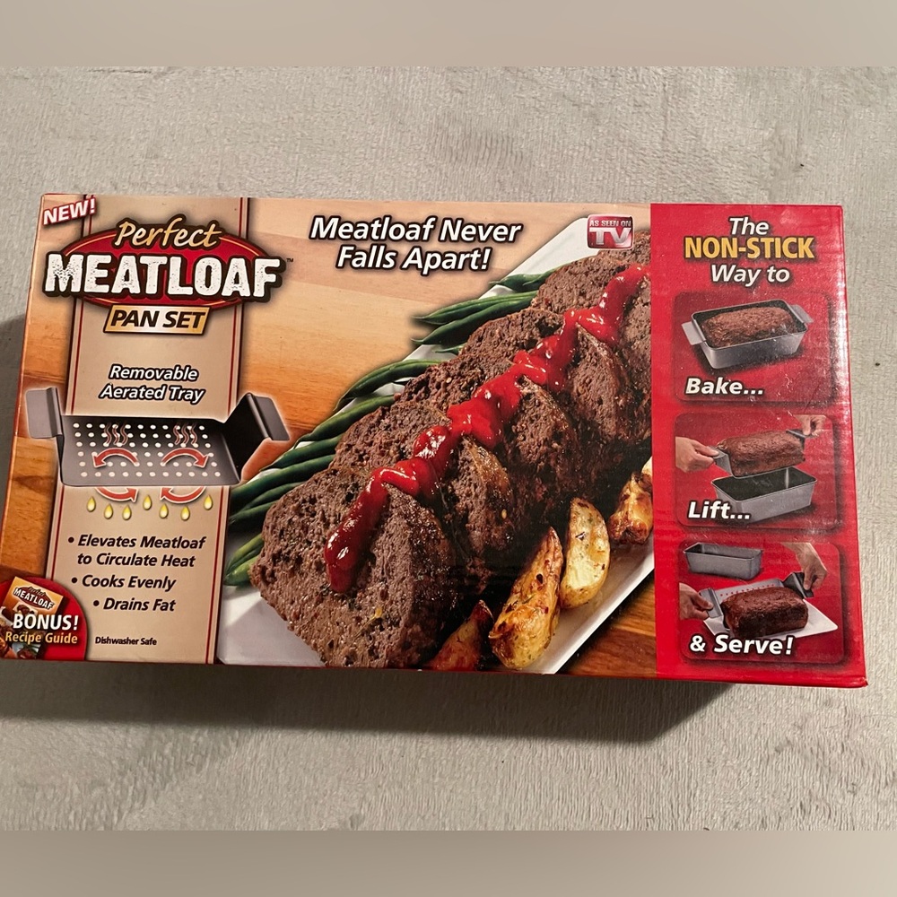 The Perfect Meatloaf Pan "As-Seen-On-TV" (New)